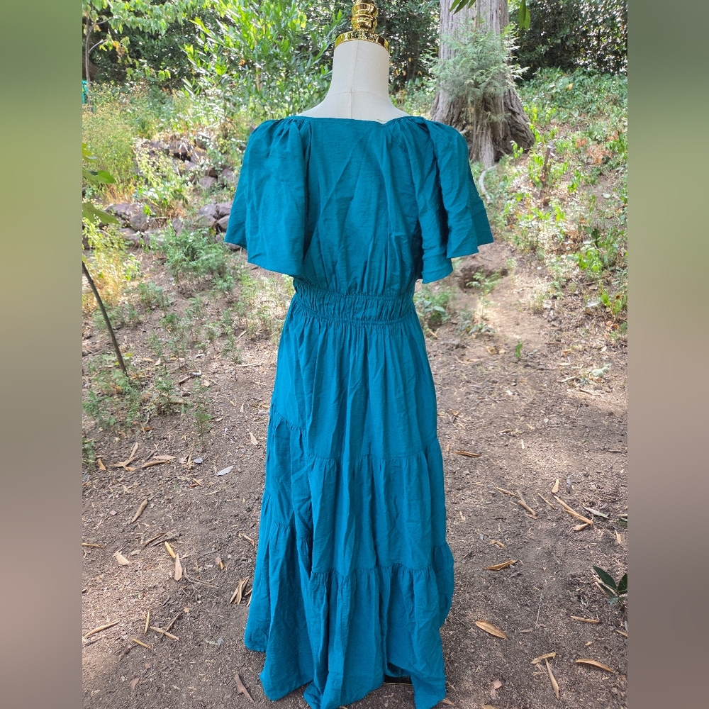 Revolve YFB Young Fabulous And Broke Elegant Teal Maxi Dress - Picture 6 of 8